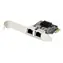 StarTech Netzwerkkarte 2- Port Gigabit PCIe schwarz / Netzwerkkarte / PCI Express x1 / 2x RJ45