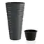 Prosperplast Blumentopf SAND SLIM Anthrazit 29,6 cm / Volumen 22 l / Höhe 52 cm / Kunststoff
