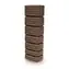 Prosperplast TOWER BRICK rustikaler Ziegelstein 350 l / Regentonne / 180 x 38,4 cm / Kunststoff