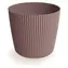 Prosperplast Blumentopf MILLY RUND Marsala / Durchmesser 23,6 cm / Höhe 20,8 cm / Volumen 7 l / Kunststoff