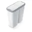 Prosperplast Abfallbehälter COMPACTA Q DUO Asche / 50 l / Kunststoff / hellgrauer Deckel