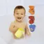 Simba Badespielzeug-Set mit Becher / Badespielzeug / 4-teilig / mit Saugnapf