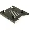 Inter-tech Einbaurahmen 3,5" für 2x 2,5" HDD schwarz / Rahmen für Festplatten / Stahl