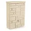 Prosperplast Regenwasserfass MAURANO Strohgranit / 300 l / 40 x 118 cm