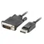 Lanberg DisplayPort-DVI-Kabel schwarz / Kabel / DisplayPort(M) - DVI-D(M) 24+1 / 1,8 m / Full HD