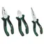 BOSCH 3-teiliges Zangenset / Zangenset / Diagonal-, Lang- und Kombinationszange / 160-180 mm / Kohlenstoffstahl
