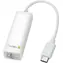 Techly USB-C auf Gigabit-Ethernet-Adapter, weiß / Adapter / USB-C / RJ45 / 10/100/1000 Mbit/s