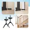 SIPO Y-Adapter für Sicherheitsgeländer, schwarz / 2er-Set / Für runde Treppen / Gewinde M8