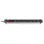 Brennenstuhl Alu-Line schwarz / Steckdosenleiste / 19" / 8x Steckdosen / Schalter / 3500 W / 2 m Kabel