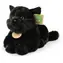 Rappa Plüschkatze schwarz 22 cm / UMWELTFREUNDLICH / ab 0 Monaten
