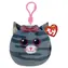 Ty Squishy Kiki Plüschkatze, grau / 8,5 cm