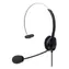 Manhattan Mono USB-Headset, On-Ear, schwarz / Headset / Mono / USB-A / 69 g