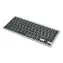 Manhattan Slim Tastatur anthrazit / Tastatur / Bluetooth 3.0 + 2,4 GHz / QWERTZ DE / Scherenschalter