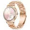 Colmi L28 Gold, Armband aus goldfarbenem Edelstahl / Smartwatch / AMOLED-Display / Bluetooth-Anrufe / IP68