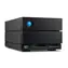 LaCie 2big Dock schwarz / Dockingstation mit Festplatte / 3,5" / Thunderbolt 3 / 20 TB / USB-C