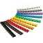 Goobay Kabelmarkierungsclips / Kabelclips / Durchmesser 2,5-4 mm / Stückzahl / 10 x 10 Stück