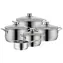 WMF Diadem PLUS / Topfset / 5-teilig / Cromargan 18/10 Edelstahl / Induktion