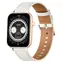 COLMi C28 Gold, weißes Lederarmband / Smartwatch / 1,93 Zoll AMOLED-Display / Bluetooth-Anrufe / IP6X
