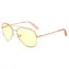 Gunnar MAVERICK ROSÉGOLD / Gaming-Brille / bernsteinfarbene Gläser / BLF 65 / Gunnar Fokus