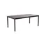 Keter Porto 200 Walnuss, schwarz / Gartentisch / Stahlkonstruktion