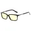 Gunnar Haus Reader Onyx / Korrektionsbrille für Büro/Gaming / bernsteinfarbene Gläser / BLF 65 / Dioptrien +3