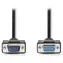 Nedis VGA (D-SUB) Verlängerungskabel schwarz / VGA-Stecker - VGA-Buchse / 2 m