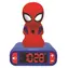 LEXIBOOK Spiderman Wecker mit Leuchtfigur / Wecker / Nachtlicht / Schlummerfunktion