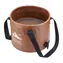 Flextail Flex Bucket braun / Faltbarer Eimer / 20 l / PVC / Ablassventil