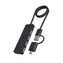 Icy Box IB-HUB1424-C3 schwarz / USB-Hub / 4X USB-A 3.2 Gen1 / 5 Gbit/s