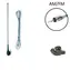 Calearo AM/FM-Antenne vorne mit Kabel / Antenne / passiv / DIN / 41 cm
