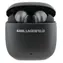 Karl Lagerfeld Logo Kopfhörer (verlängert, schwarz) / Kabellose True Wireless Stereo-Kopfhörer (TWS) / ANC/ENC-Geräuschunterdrückung / In-Ear
