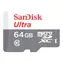 SanDisk Ultra microSDXC 64 GB + Adapter / Speicherkarte / Klasse 10 / UHS-I / Lesegeschwindigkeit bis zu 100 MB/s