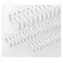EuroSupplies Metallrücken 3:1", 9,5 mm, weiß / für 51-65 Blatt 80 g Papier / 100 Stück
