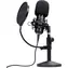Trust GXT269 Emita II schwarz / Mikrofon / Kondensator / Tischstativ / USB / 2,5 m