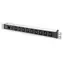 Digitus DN-95429 Steckdosenleiste, schwarz/Aluminium, 19 Zoll, 1 HE, 9 x C13, 10 A, IEC C14-Eingang