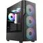 1stCool GAMER 5 schwarz / PC-Gehäuse / Midi-Tower / Gehärtetes Glas / USB-C / 2x 140 mm + 1x 120 mm ARGB / Ohne Netzteil