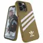 Adidas OR Schutzhülle aus PU-Leder, beige-gold / Schutzhülle / Apple iPhone 13 Pro, iPhone 13 / Kunstleder
