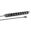 EFB EK631DE.2 schwarz / PDU / 19" / 1U / 8x DE-Steckdose / Schalter / 2 m