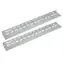 EFB PRO-SGL10 silber / Rackschiene / Tiefe 750 mm / Tragfähigkeit 100 kg / 2 Stück