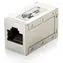 Equip RJ45-Stecker, geschirmt, silberfarben / Stecker / RJ45-RJ45 / 500 MHz / vergoldete Kontakte
