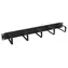 Solarix VP-08-1-00-B schwarz / Montagepanel / 19" / 1U / Stahl