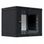EFB WGX-0906TS.G1 schwarz / Wandschrank / 19" / 9 HE / Glastür / Tragfähigkeit 60 kg