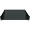 Intellinet Rackablage schwarz / 19" / 1 HE / Tiefe 150 mm / Tragfähigkeit 25 kg / Frontmontage