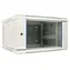 Extralink Wandrack 6 HE 600 x 600 mm grau / Rack / 19" / Glastür / zweiteilig / Tragfähigkeit 30 kg