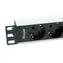 Equip "-Aluminium-Steckdosenleiste / PDU / 1U / SCHUKO - 4X CEE 7/5 / 16 A / 3500 W