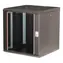 Equip 19" PM Rack schwarz / Rack / 12 HE / 600 x 600 mm / Glastür / Wandmontage