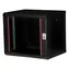 Equip 19"-Wandrack 9U 600x450mm schwarz / Wandmontage / Glastür / abschließbar