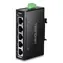 Trendnet TI-ELC50 / Switch / 5- Port 10/100 Mbit/s / DIN-Schiene / -40 bis 75 °C