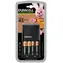 Duracell CEF27 / Ladegerät / 2x AA 1300 mAh / 2x AAA 750 mAh / NiMH