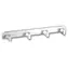 EFB 699995 grau / Kabelorganisator / 1 HE / 19" / Stahl / 4 Kabelschuhe